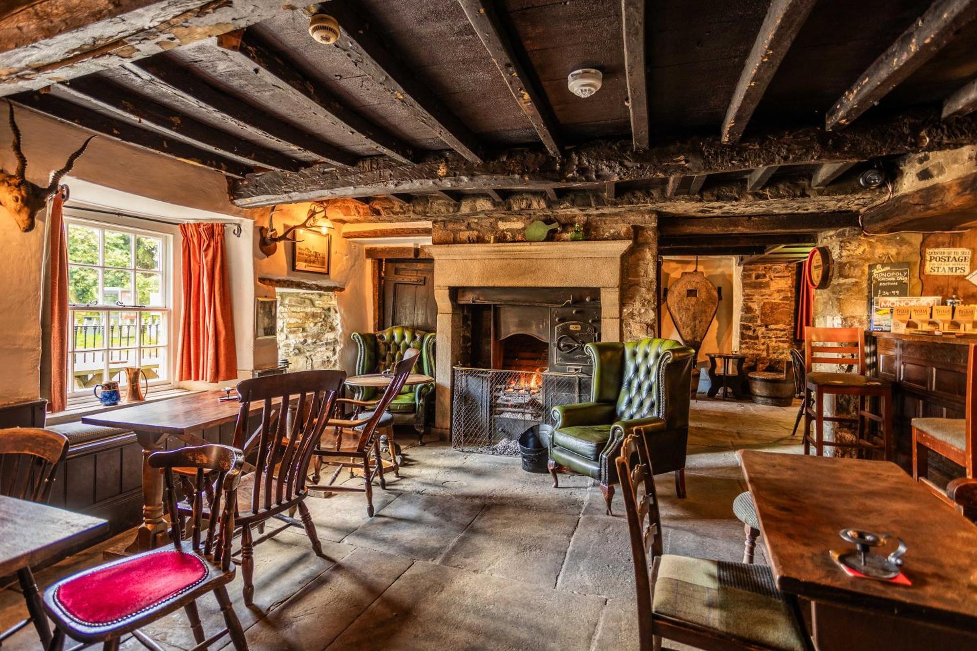 The Green Dragon At Hardraw Dış mekan fotoğraf